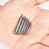 MUUNN 10 Pack Tungsten Free Rig Skinny Drop Shot Weights,Raindrop Free Rig Fishing Sinkers kit for Drop Shot Rig,97% Density Tungsten Fishing Weights - Image 6
