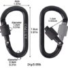OMUKY Multicolor Carabiners Hook Clips Camping Accessories Buckle for Outdoor Hiking Traveling - Image 2