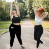 MOREFEEL Plus Size Leggings for Women with Pockets-Stretchy X-4XL Tummy Control High Waist Workout Black Yoga Pants - Image 2