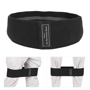 Resistance Bands, Elastic Stretching Band Portable Resistance Loop Band Workout Bands Non‑Slip for Exercise Your Arms Back Legs(black)