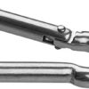 15 Pack Stainless Steel 1/4 in Spring Snap Hooks M6 x 2-3/8 inch Key Carabiner Clip Heavy Duty Non Locking Carabiner Keychain Quick Links Hammocks Hooks for Camping Hiking Swing Pet Leash - Image 4