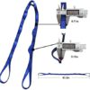 GRLIFE Nylon Daisy Chain Rope, 4PCS Heavy Duty Climbing Strap for Aerial Yoga Swing Hammock, 43 Inches Adjustable Hanging Trapeze Extension Straps, 23KN Climbing Sling Runner - Image 3