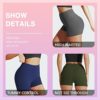 Natural Feelings Biker Shorts for Women - 5" High Waist Workout Yoga Shorts Athletic Gym Sports Shorts Pants Cycling Running - Image 4