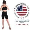 CompressionZ Women's Compression Biker Shorts for Running Cycling Yoga Gym 10", 7" - Image 4