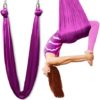 TURBONICE Aerial Silk Cloths- 10 Meters/10.9 Yards Silk Yoga Set-Daisy Chain Clips-Carabiners-Swivel-Figure 8 Descender-Indoor/Outdoor- Multi Colors - Image 2