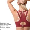 Yvette High Impact Women Sports Bra Front Closure Double Deck Mesh Running Bra for Plus Size for Plus Size - Image 2