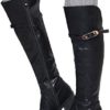 Pareberry Women's Winter Soft Over the Knee High Cable Boot Socks Knit Long Leg Warmers - Image 5