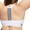 adidas Women's Training Medium Support Better 3-Stripes Bra - Image 5