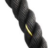 XMSound Battle Rope 1.5" Battle Exercise Training Rope 30ft/40fT Length Workout for Strength Training Home Gym Outdoor Cardio Workout, Anchor Included - Image 8