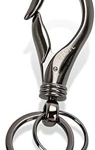 BESYL Commerce Keychain with 2 Key Rings, Office and School Heavy Duty Car Key Chain for Men and Women.