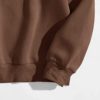 Oversized Sweatshirt for Women Casual Vintage Top Butterfly Print Drop Shoulder Pullover Long Sleeve Crew Neck Blouse - Image 6