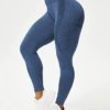 QOQ Women's Seamless Leggings High Waist Gym Running Vital Yoga Pants Butt Lift Workout Tights Tummy Control - Image 5