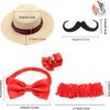 Keymall Barbershop Quartet Costume Accessory 6 Pieces for Circus Barker Roaring 1920's Vintage Halloween Dress Up Costume - Image 4