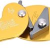 REOUG Self-Braking Stop Descender for 11-12.5mm Rope Clamp Grab Rescue Rappel Ring Climbing Gear - Image 3