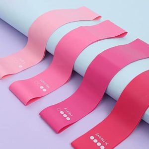 Frcofrf Resistance Loop Exercise Bands - 4 Pack for Home Fitness Stretching Strength Training,Great Fitness Equipment for Training, Yoga