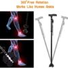 BigAlex Folding Walking Cane with LED Light,Adjustable & Portable Walking Stick, Lightweight,Collapsible with Carrying Bag for Men/Woman（Large） - Image 2