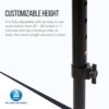 Dynarex Quad Cane with Large Base, Provides Maximum Mobility Support in a Stable One-Hand Walking Aid, 300 Pound Weight Capacity, Black, 1- Dynarex Quad Cane with Large Base. - Image 6