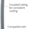 Ossur Cold Rush Cold Therapy Knee Pad | Ergonomic Pad for Post-Operative Pain and Swelling | Works with Cryotherapy and Cold Therapy Machines | Includes Hose Connectors and Elastic Straps - Image 4