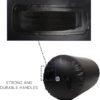 Zinco Air Barrel Gymnastics Kit - Inflatable Tumbling Barrel - Gymnastics Roller Barrel for Cheerleading Dance & Yoga - w/ Electric Air Pump Patch Kit & Travel Bag - 23x46” - Image 4
