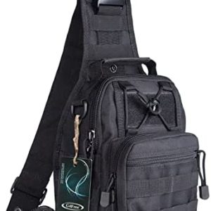 G4Free Outdoor Tactical Bag Backpack, Military Sport Bag Pack Sling Shoulder Backpack Tactical Satchel for Every Day Carry