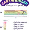 CARTWHIRLER Cartwheel Training Mats - At Home Gymnastics Mat, Toy Mats for All Kids, Yoga, Dance, And Play Mat, For Ages 4-12+, 2ft x 6ft - Image 3