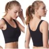 SPRIMEMONG Women's Light Support Sport Bra Wireless Comfy Bra-Seamless Yoga Crop Tops - Image 3