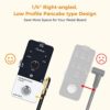 3 Pack Guitar Flat Patch Cables, 6 Inch Guitar Effect Pedal Cable, 1/4" TS Right Angle, Low Profile Pancake Design, Maximize Pedalboard Space - Image 2