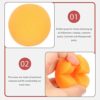 NOLITOY 20pcs Clown Nose Circus Performance Cosplay Costume Prop Sponge Noses for Halloween Christmas Carnival Party ( Orange ) - Image 3