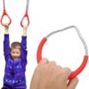 Fitness Equipment Adjustable Rope Length Iron Pull Up Ring, Kids Pull Up Ring, for Gym in Sports Venues(red) - Image 5