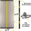 AirMat Nordic Carbon Air Mat Tumble Track 10ft/13ft/16ft/20ft/26ft with Electric Air Pump, Inflatable Gymnastics Mat for Home, Best for Gymnastics, Cheerleading - 5ft Wide and 6" Thick, Tumbling Mat - Image 5