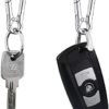 2 Pcs Keychain Clip Key Ring,Metal Carabiner Clips Keyring Keychains Chain Holder Organizer for Car and Keys Finder - Image 3