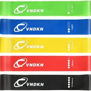 Resistance Bands,Set of 5 Resistance Loop Exercise Bands,Resistance Bands for Working Out,Workout Sets for Women and Man Home Fitness Strength Training Exercise Equipment Essentials Exercise Bands Set