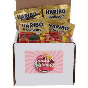 Haribo Gummy Gold Bears Gummi Fun Size Bulk in Box (Pack of 25)
