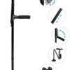 Folding Walking Cane with LED Light, Two-Handle Adjustable Hand Walking Stick w/ Stable Quad Cane Base for Arthritis Seniors Disabled Elderly Pregnant Woman Hiking, Adjusts from 34" to 39", Black - Image 9