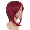 MapofBeauty Meilifang Kuroshitsuji Mey Rin Wine Red 2pcs Clip on Ponytail 40cm Party Costume Cosplay Wigs - Image 5