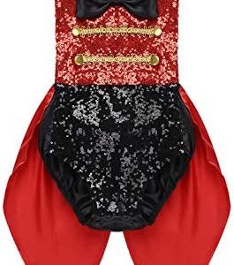iEFiEL Toddler Baby Girls Show Costume Romper Halloween Ringmaster Circus Cosplay Christmas Birthday Party Outfit