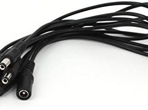 Qtqgoitem Guitar 6-Way Effect Pedal Daisy Chain Power Supply Splitter Cable (Model: 465 19e 35d a38 089)