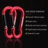 munkees 2-Pack 8-Shaped Carabiner Clips Keychain, Spring Snap Caribeener, Aluminum Buckle Hook Accessories - Image 5
