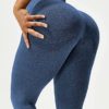 QOQ Women's Seamless Leggings High Waist Gym Running Vital Yoga Pants Butt Lift Workout Tights Tummy Control - Image 4