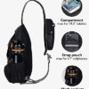 WATERFLY Packable Small Crossbody Sling Backpack Shoulder Chest Bag Daypack for Hiking Traveling - Image 4