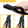 welltop Rifle Sling, Quick Adjust 2 Point Sling with QD Sling Swivels Quick Release Push Button Sling Attachment, 2 PCS QD Sling Mount for Mlok Rail, Two Point Rifle Strap with D Ring Loop for Hunting - Image 3