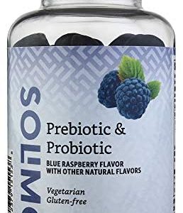 Amazon Brand - Solimo Prebiotic & Probiotic 2 Billion CFU, 50 Gummies (2 Gummies per Serving)
