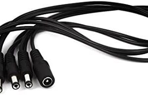 Qtqgoitem Guitar 5-Way Effect Pedal Daisy Chain Power Supply Splitter Cable (Model: 49c 825 cd3 98b d3d)