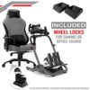 Extreme Sim Racing Wheel Stand Cockpit SGT Racing Simulator - Nardo Gray Edition For Logitech G25, G27, G29, G920, G923 Thrustmaster and Fanatec - WHEEL LOCKS INCLUDED (Nardo Gray) - Image 6