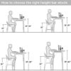 Changjie Furniture Swivel Metal Bar Stool Kitchen Counter Bar Stools Set of 4 (Swivel 30 inch, Distressed Gold Wooden) - Image 7