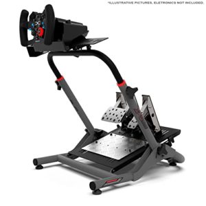 Extreme Sim Racing Wheel Stand Cockpit SGT Racing Simulator - Nardo Gray Edition For Logitech G25, G27, G29, G920, G923 Thrustmaster and Fanatec - WHEEL LOCKS INCLUDED (Nardo Gray)