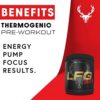 Bucked Up LFG Pre Workout - Supplement Powder for Energy, Pump, Endurance and Burn (30 Servings) (Razzle Dazzle) - Image 3
