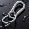 2 Pcs Keychain Clip Key Ring,Metal Carabiner Clips Keyring Keychains Chain Holder Organizer for Car and Keys Finder - Image 4