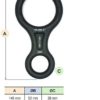ProClimb 35 kN Fall Rescue Figure 8 Aluminum Descender Rigging Plate Heavy Duty Belay Device (Silver) - Image 5