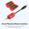 Donner Noise Gate Pedal & DPA-100 Guitar Pedal Power Supply Adapter 9V DC 1A Tip Negative 5 Way Daisy Chain Cables for Effect Pedal - Image 9